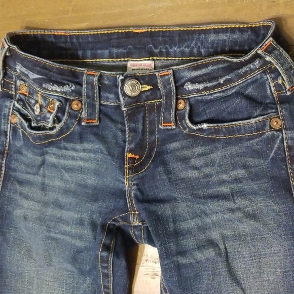 True Religion women's blue jeans size 26 - Picture 3 of 7